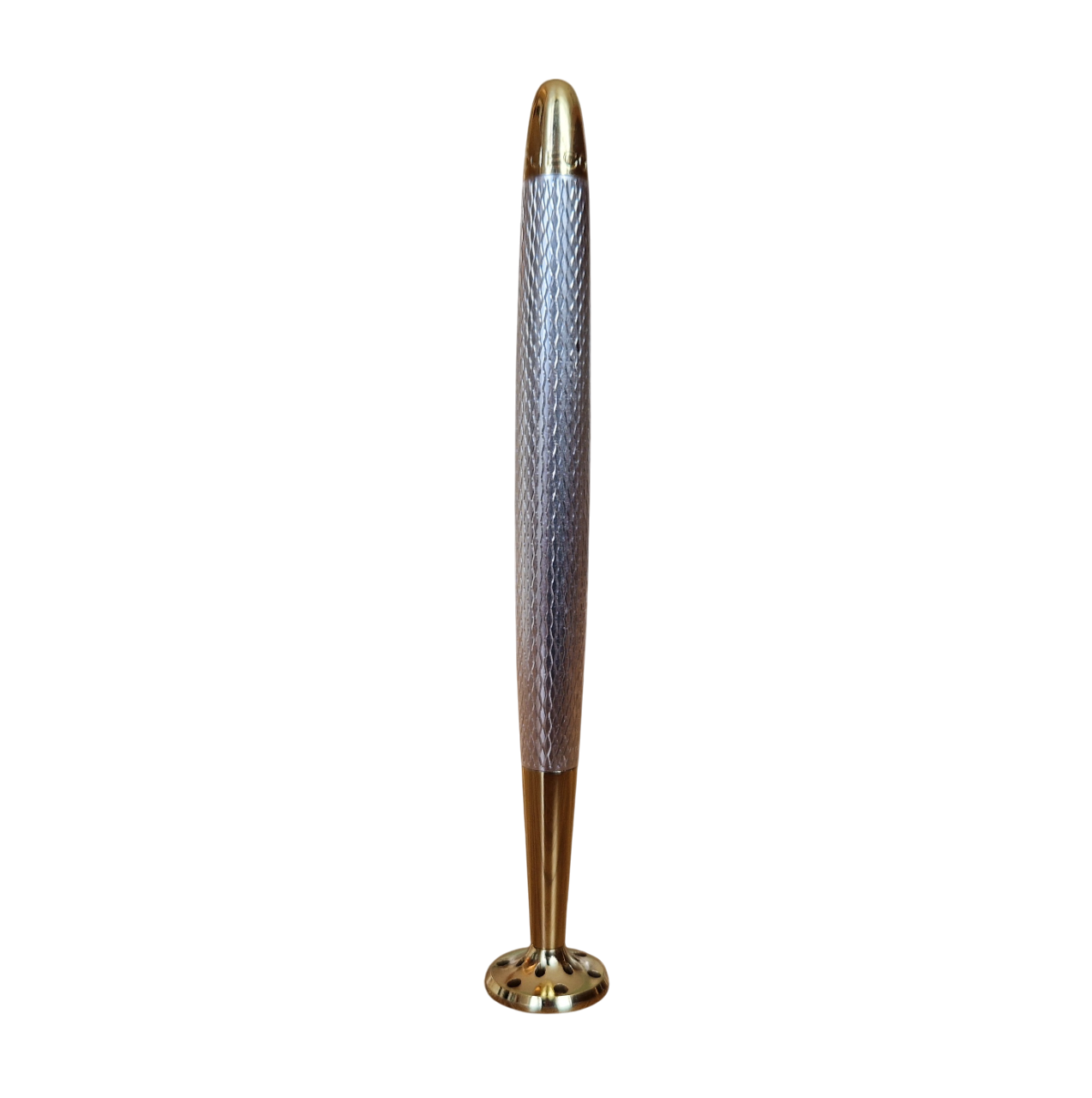 Pipe tamper - 2-part - silver / gold